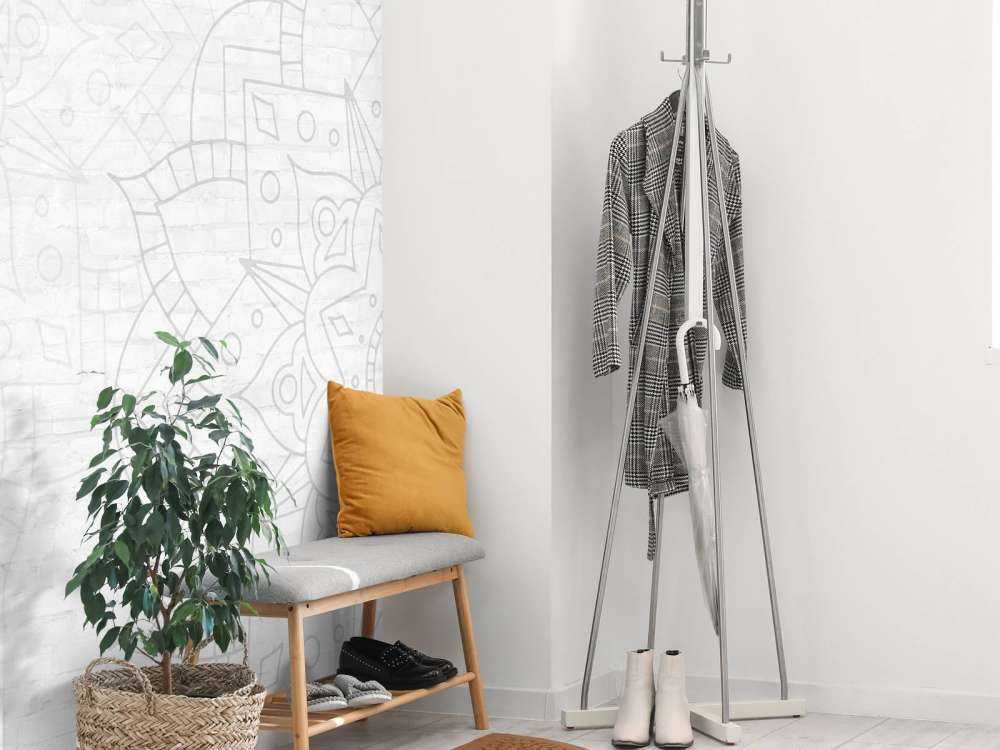 Mandala géométrique subtil