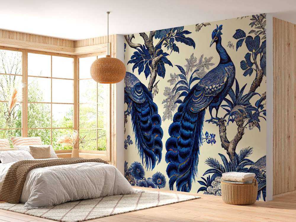 Splendeur&#x20;du&#x20;paon&#x20;bleu&#x20;royal