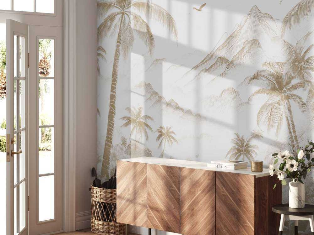 Baie Paisible aux Palmiers, taupe