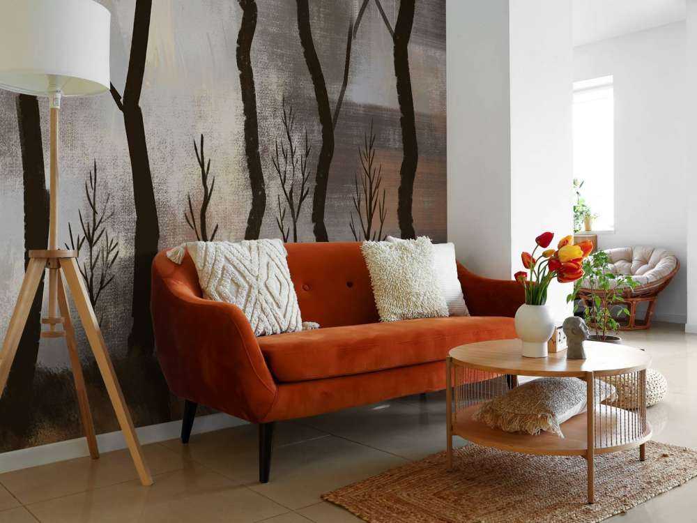 Crépuscule Silence Forêt de cerfs