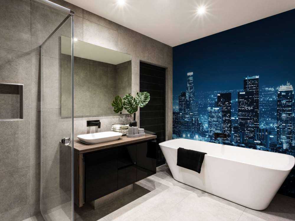 Ligne d'horizon bleue