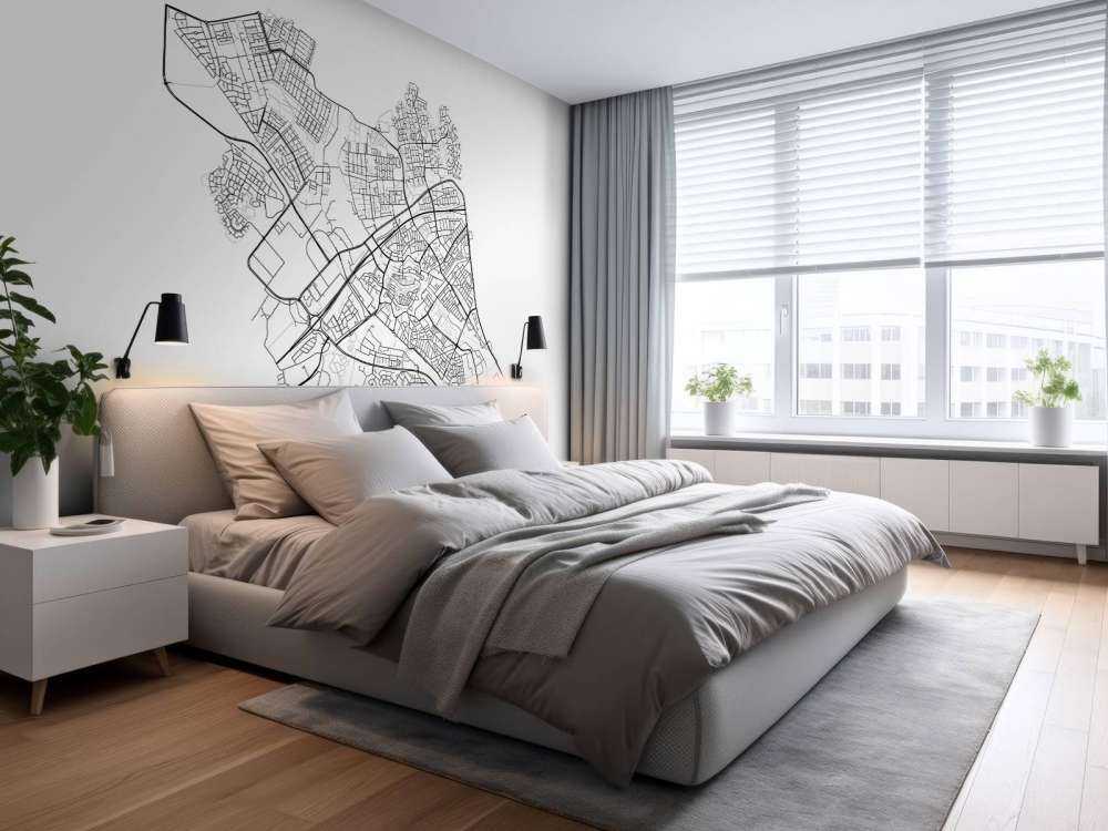 Carte de Zwolle, blanc