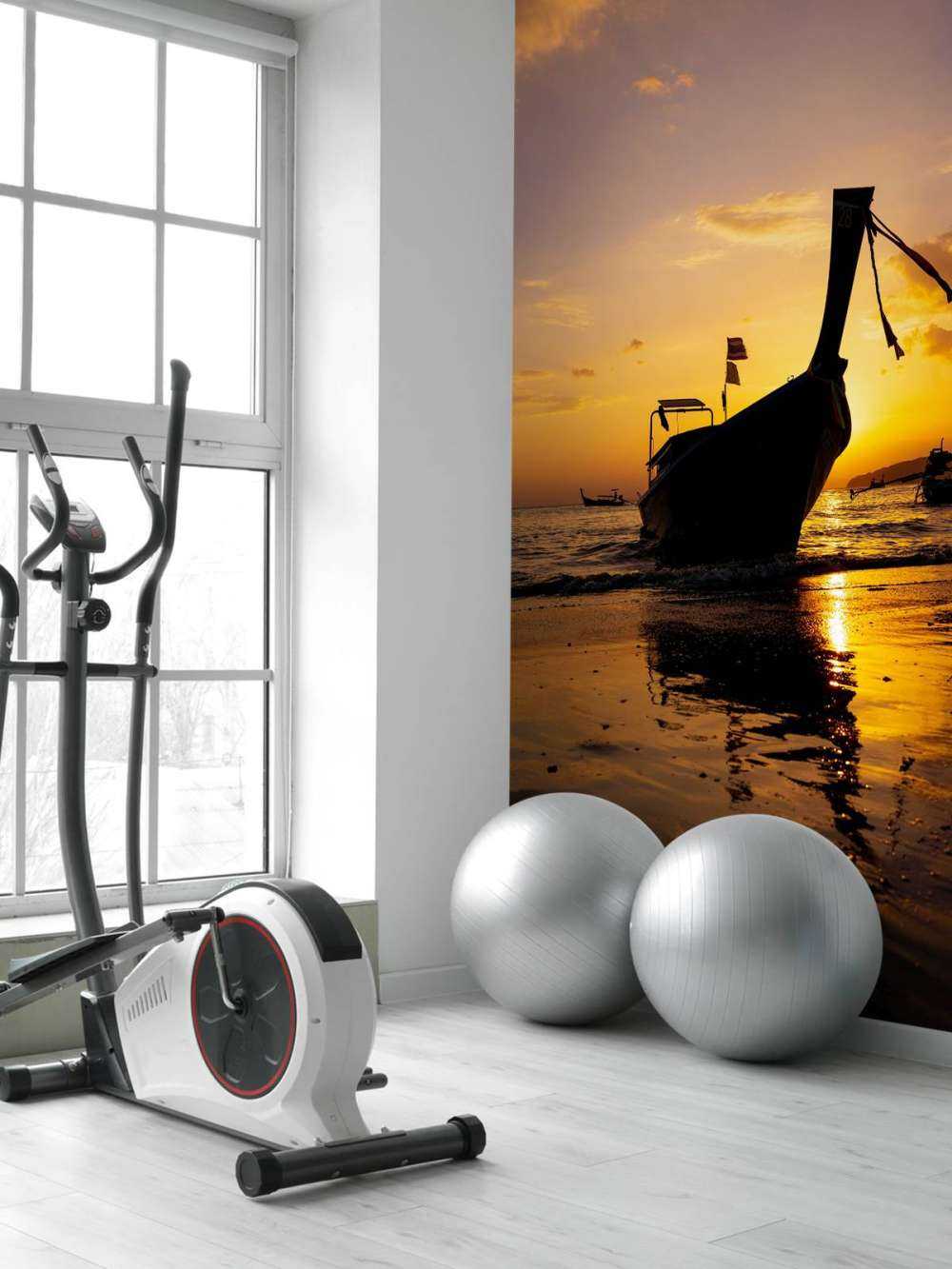 Bateau traditionnel à queue longue