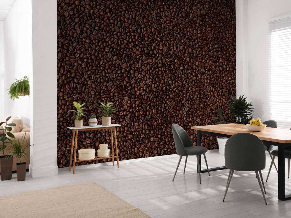 Grains de café torréfiés