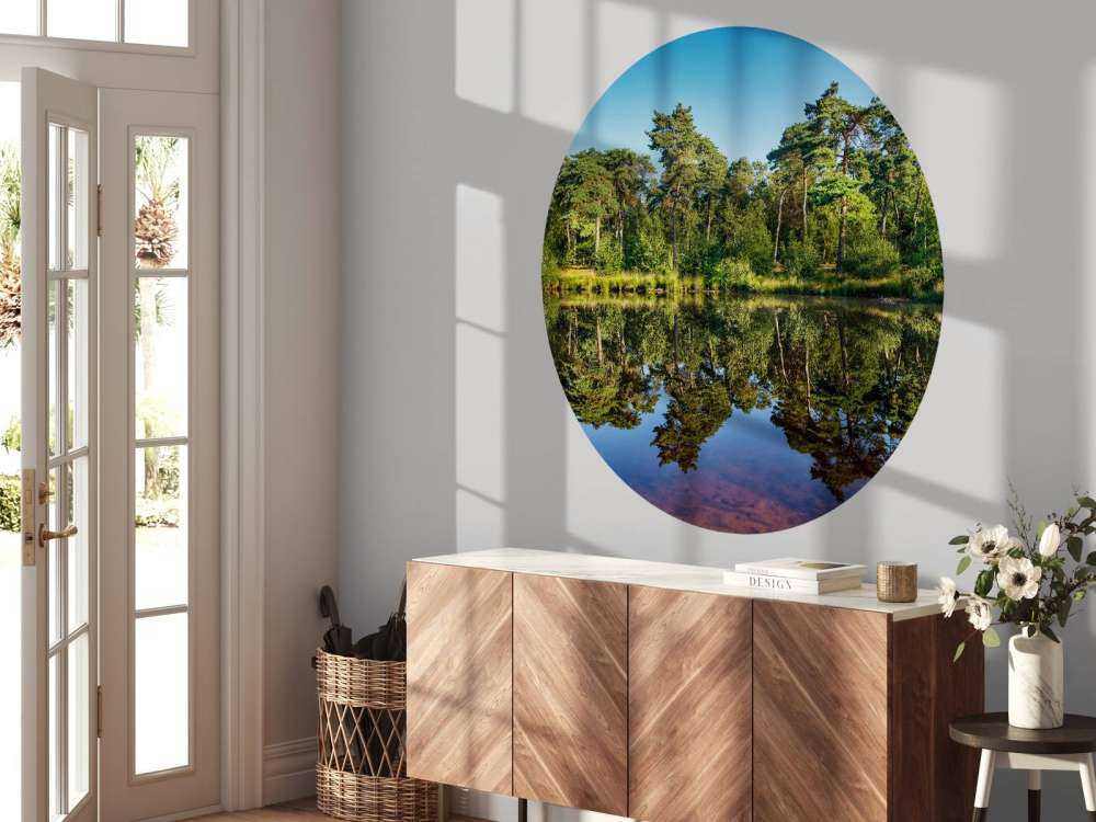 Réflexion dans les bosquets