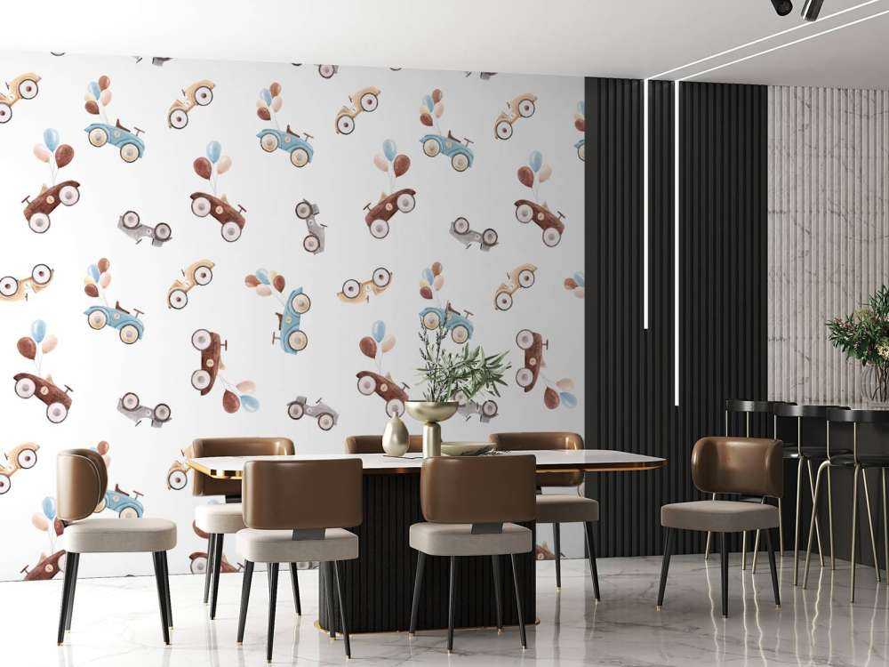 Voitures à peinture à l'eau