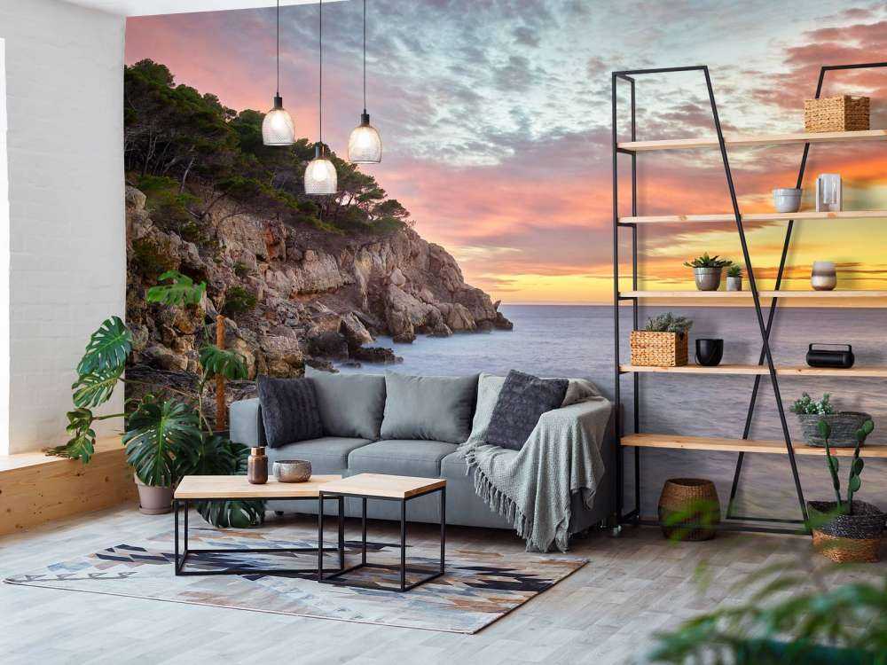 Coucher de soleil coloré