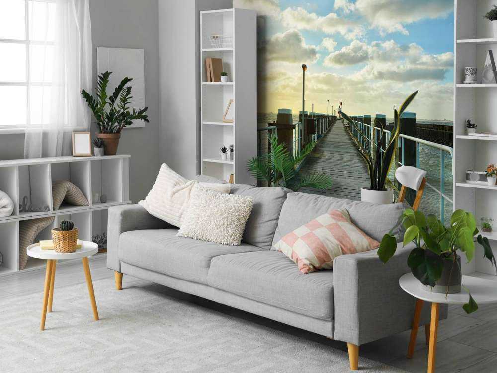 Échafaudages sur la côte