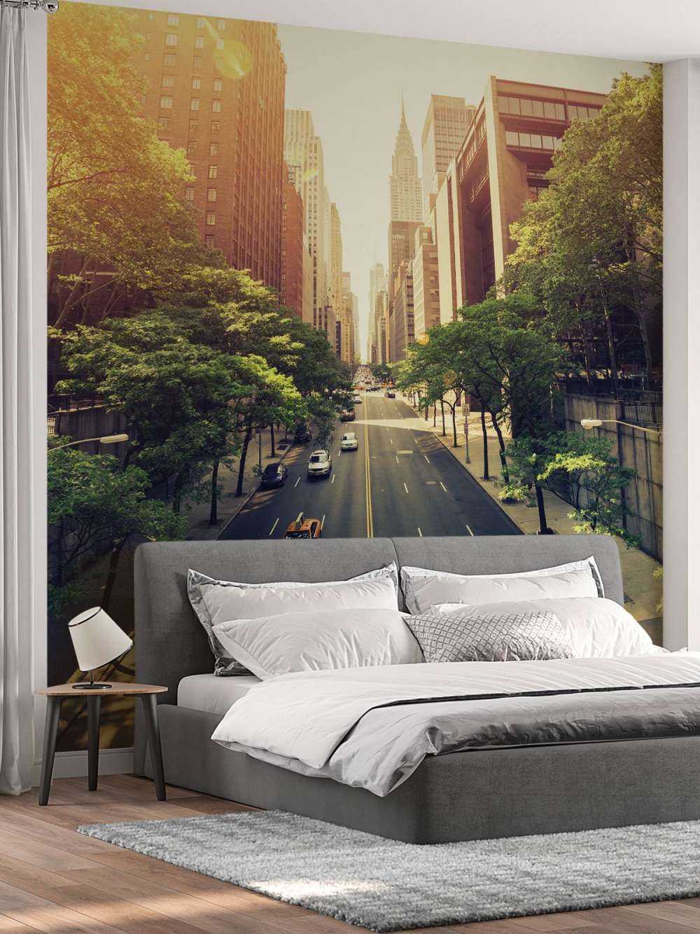 Autoroute à travers une ville