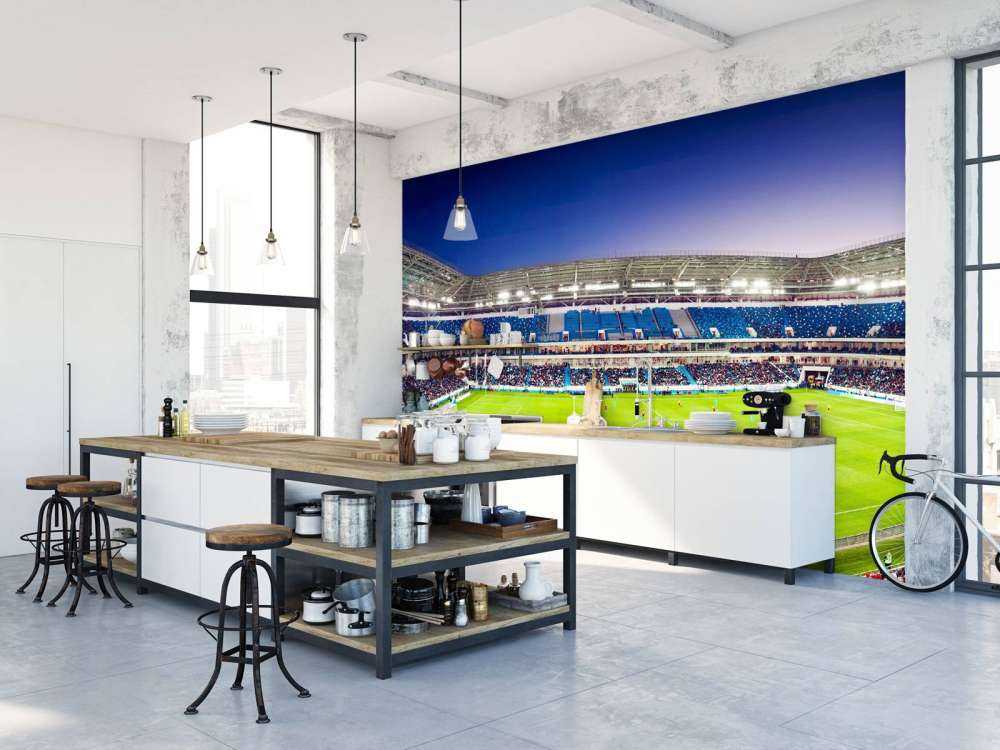 Panorama du stade de football