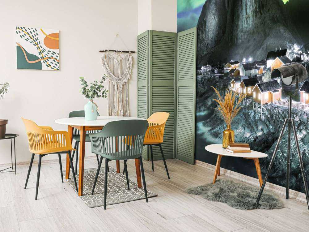 Aurores boréales au-dessus de Hamnøy