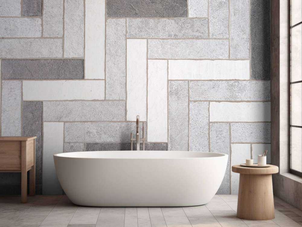 Mosaïque en gros plan