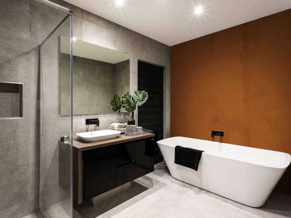 Béton rouge brun clair