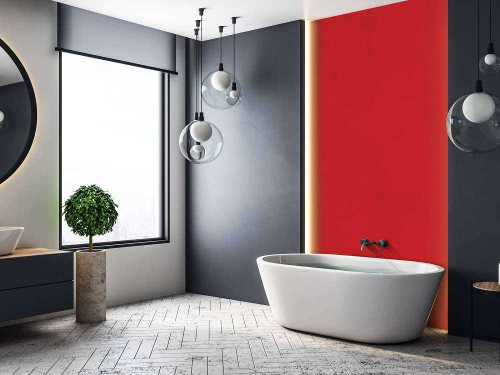 Béton rouge rubis