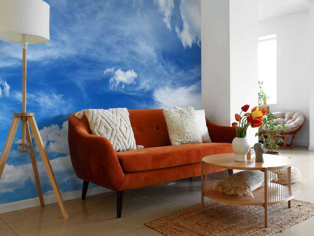 Ciel bleu avec des nuages