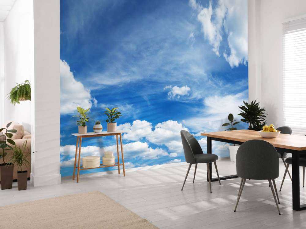 Ciel bleu avec des nuages