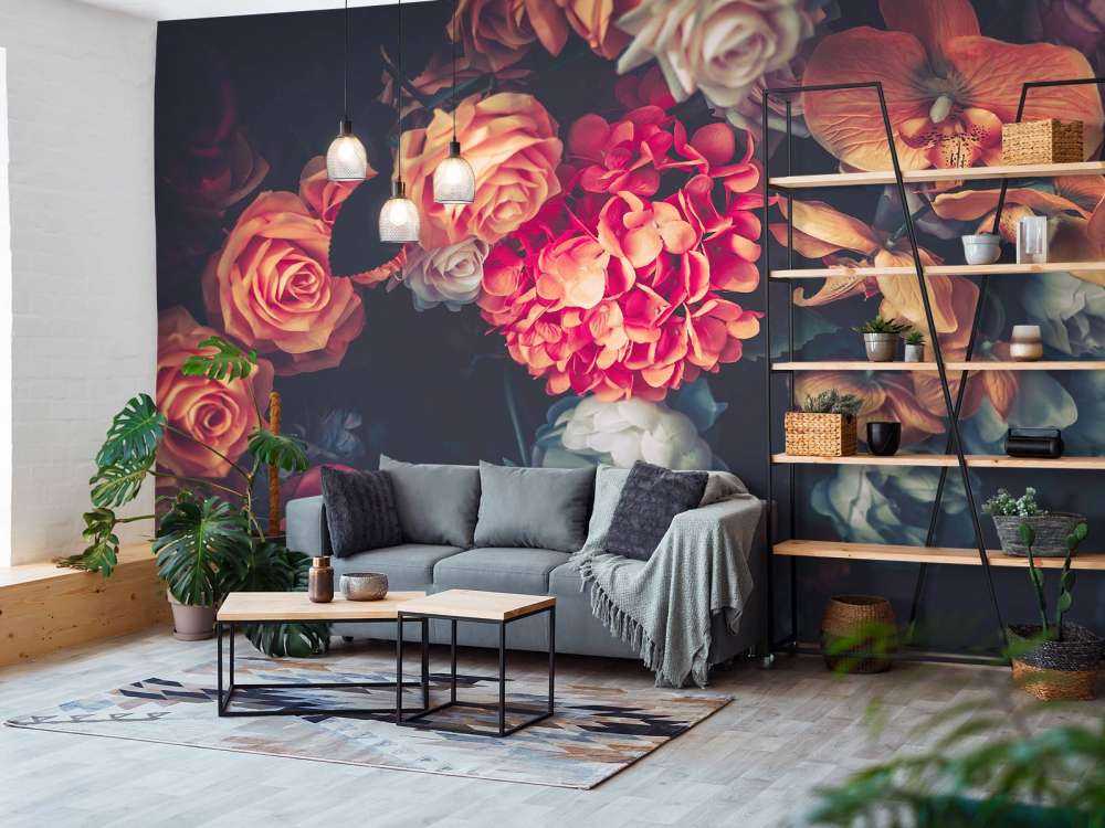 Vieux bouquet de roses