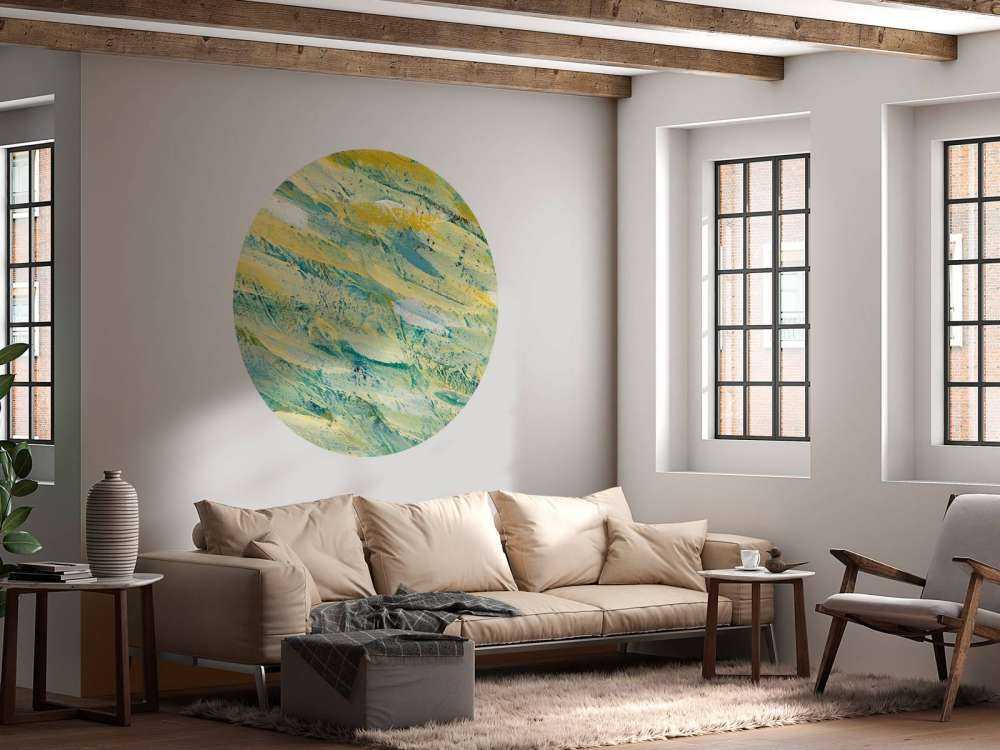 Coups de peinture colorées