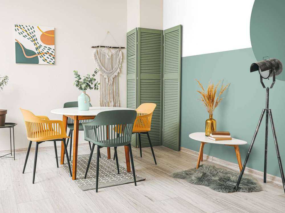 Plaines et cercles, vert