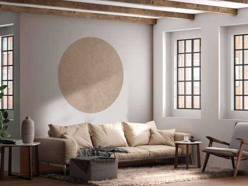Lignes texturées en beige