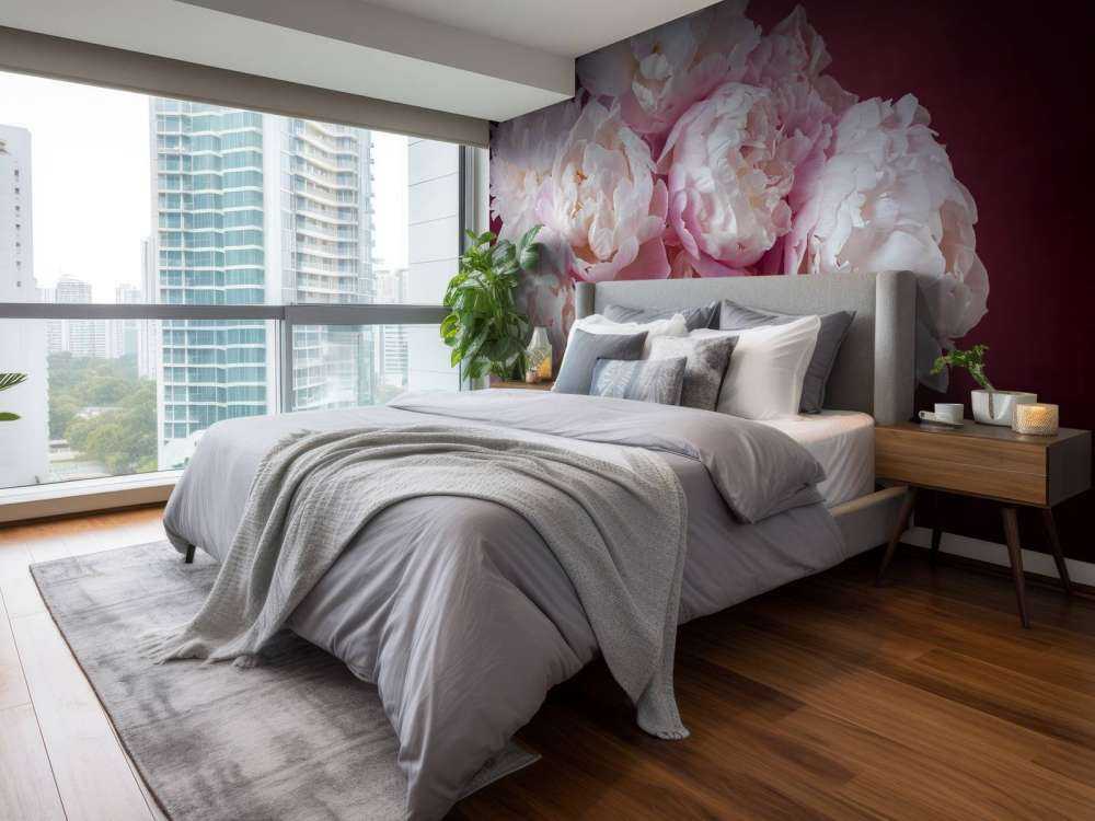 Bouquet de pivoines roses