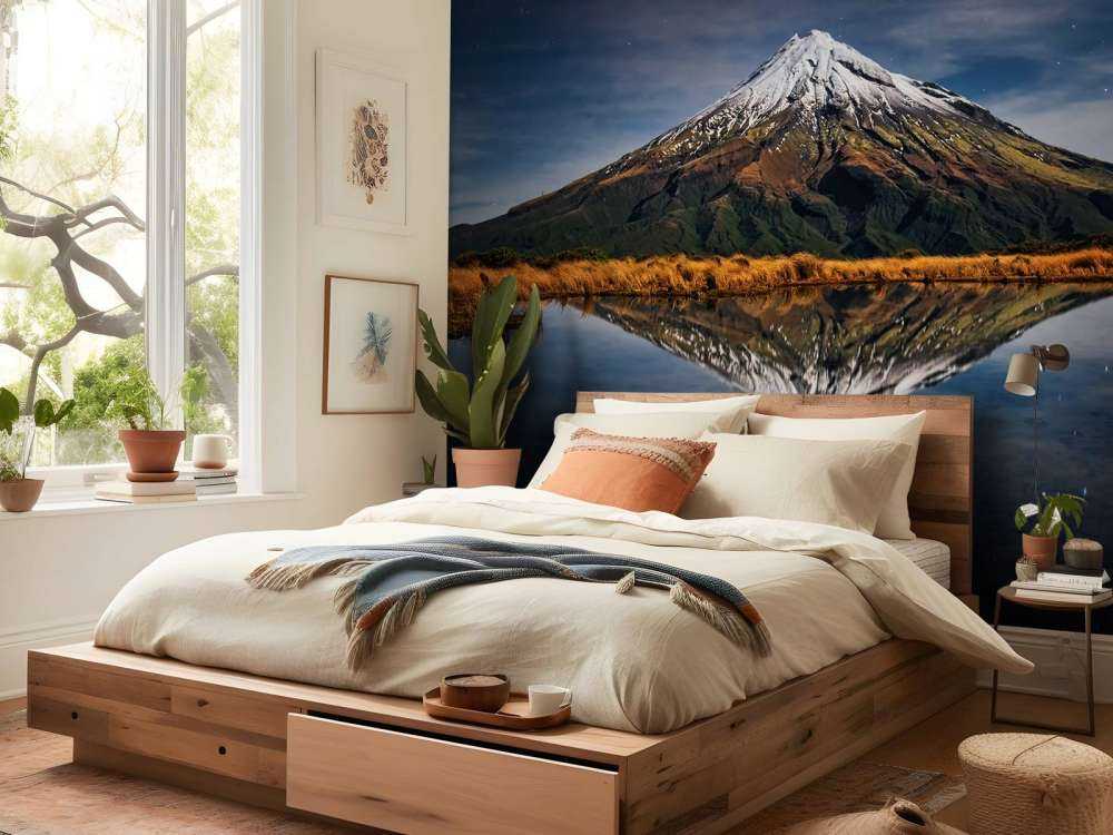 Mount Taranaki - A Starry Night