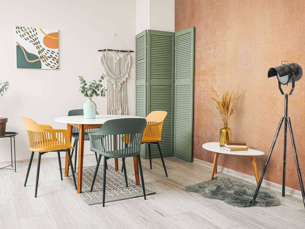 Béton terracotta avec balayage