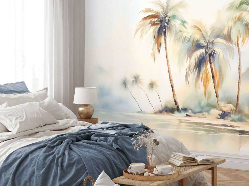 Serene tropical island summer escape