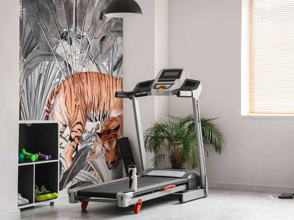 Vintage tiger jungle