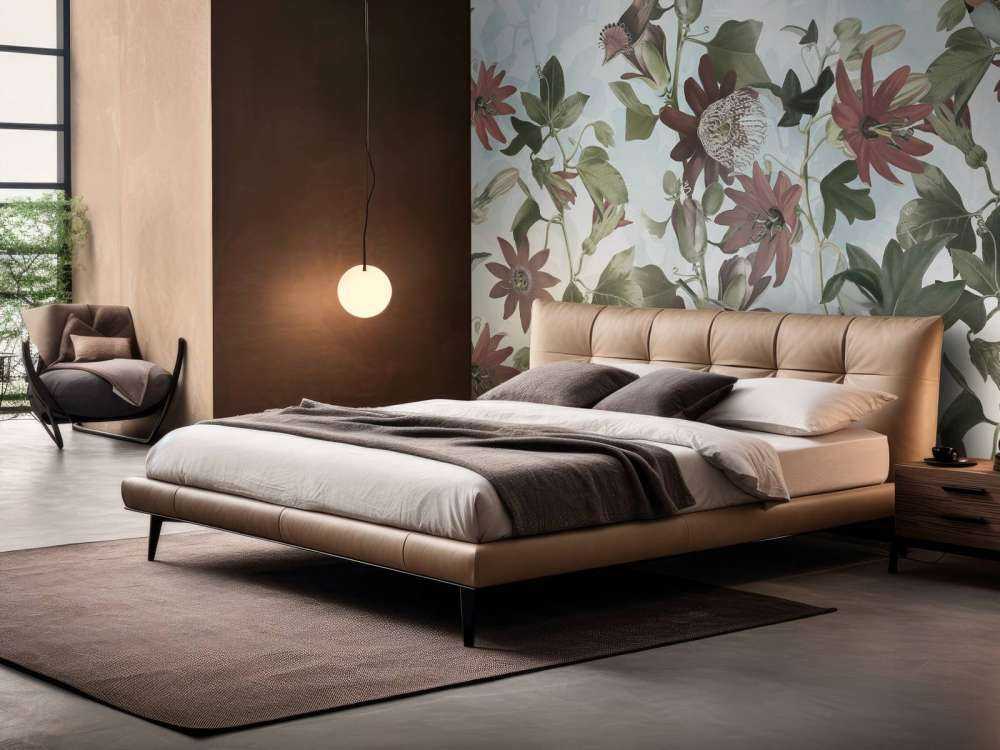 Sept oiseaux dans un feuillage enchanté - Bleu doux