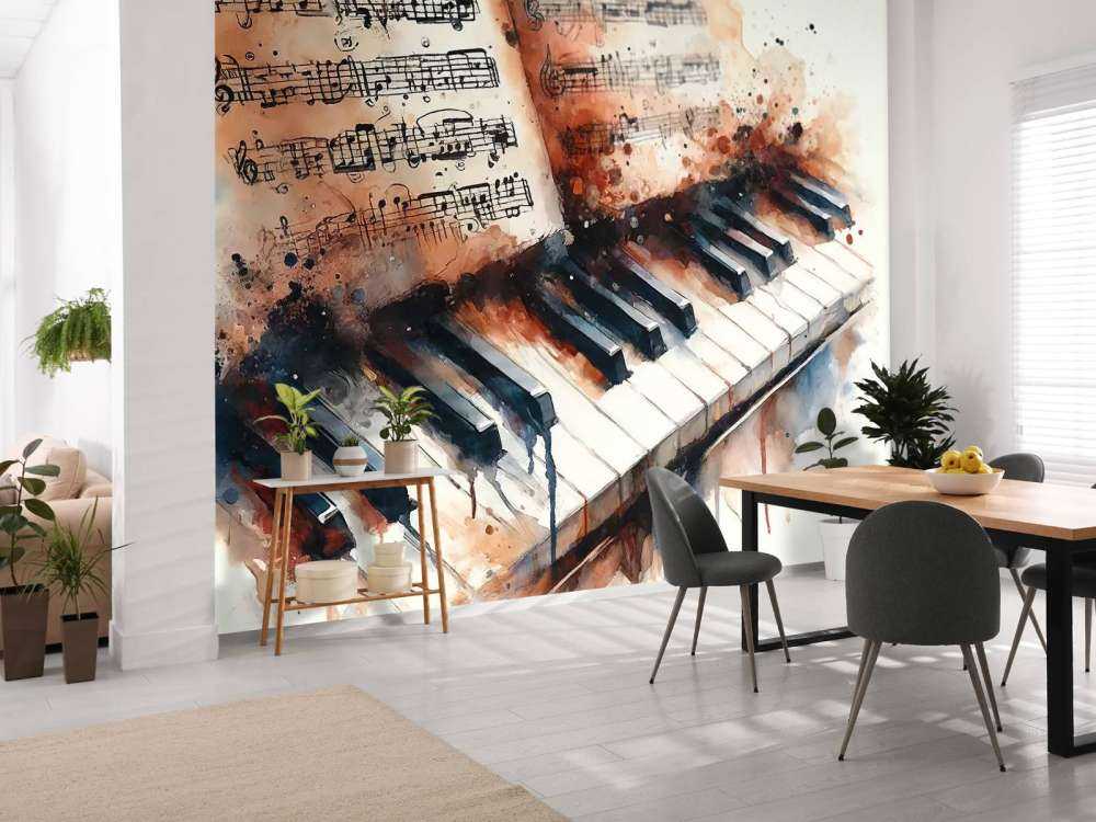 Harmonie Mélodique Capturée en Traits Artistiques