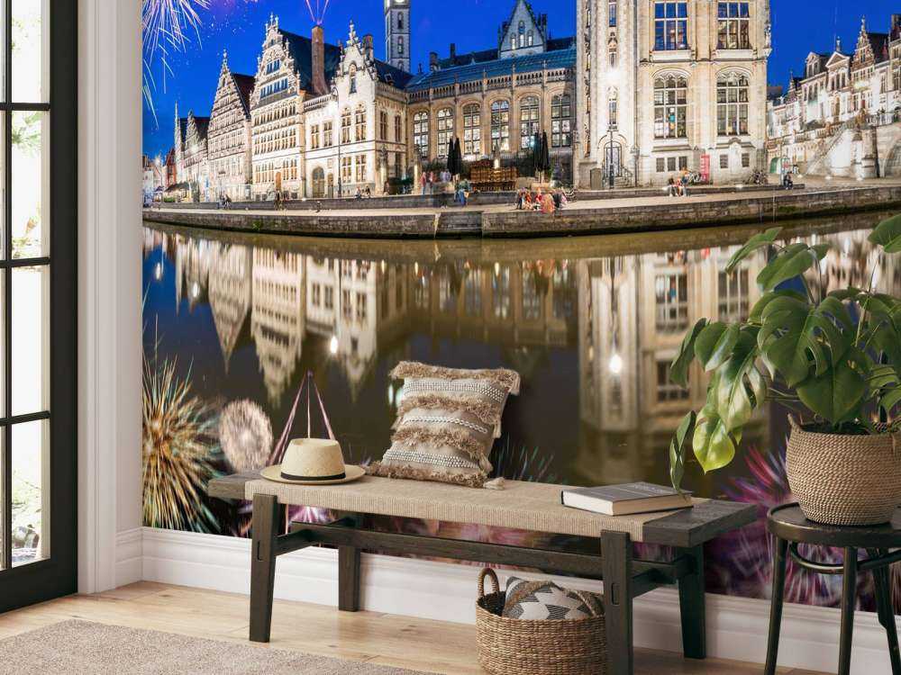 Feux d'artifice sur Gand