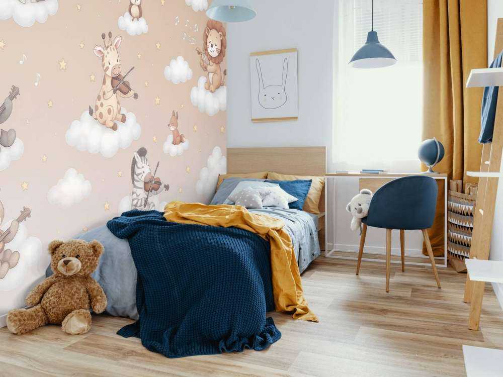 Concert d'oiseaux dans les nuages - sable