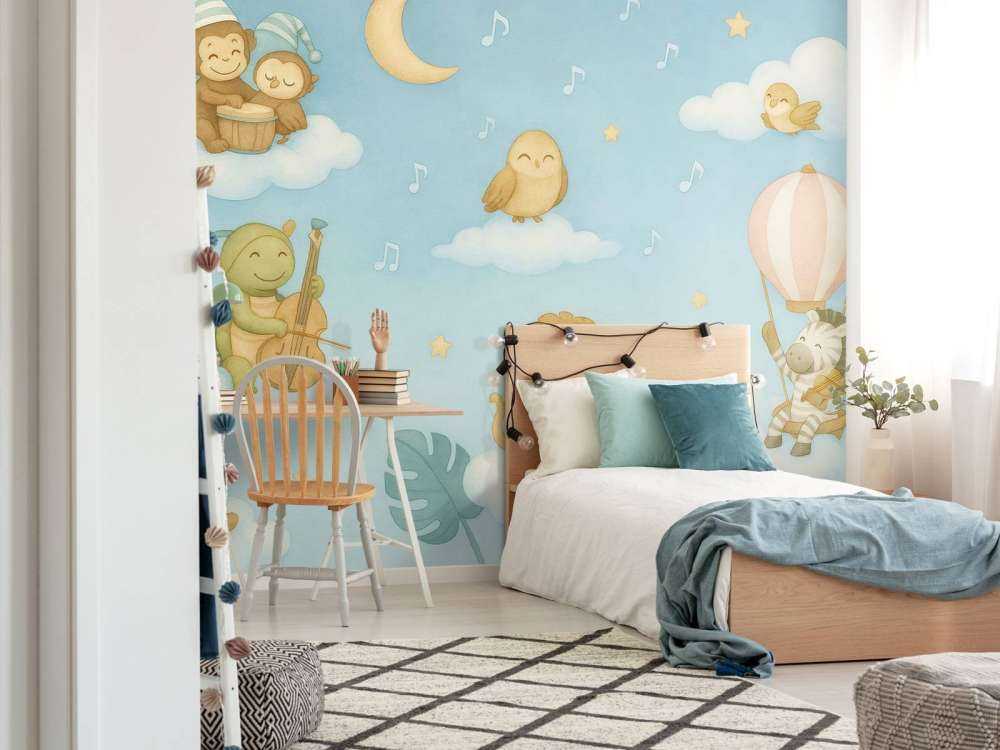 Concert nocturne dans les nuages