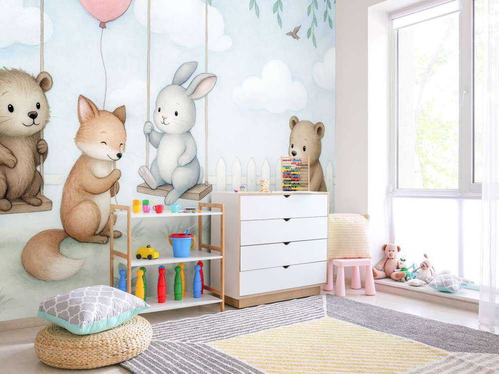 Amis des bois dans le jardin de printemps