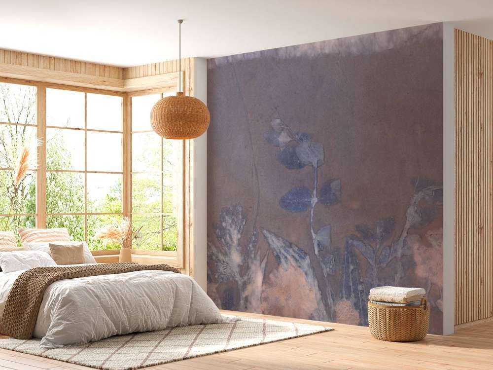 Géranium sauvage en neige - bleu