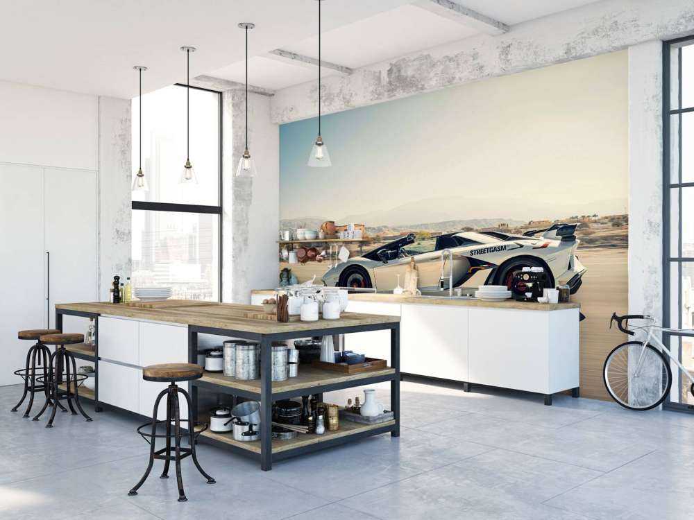 Lamborghini Aventador Roadster dans le désert