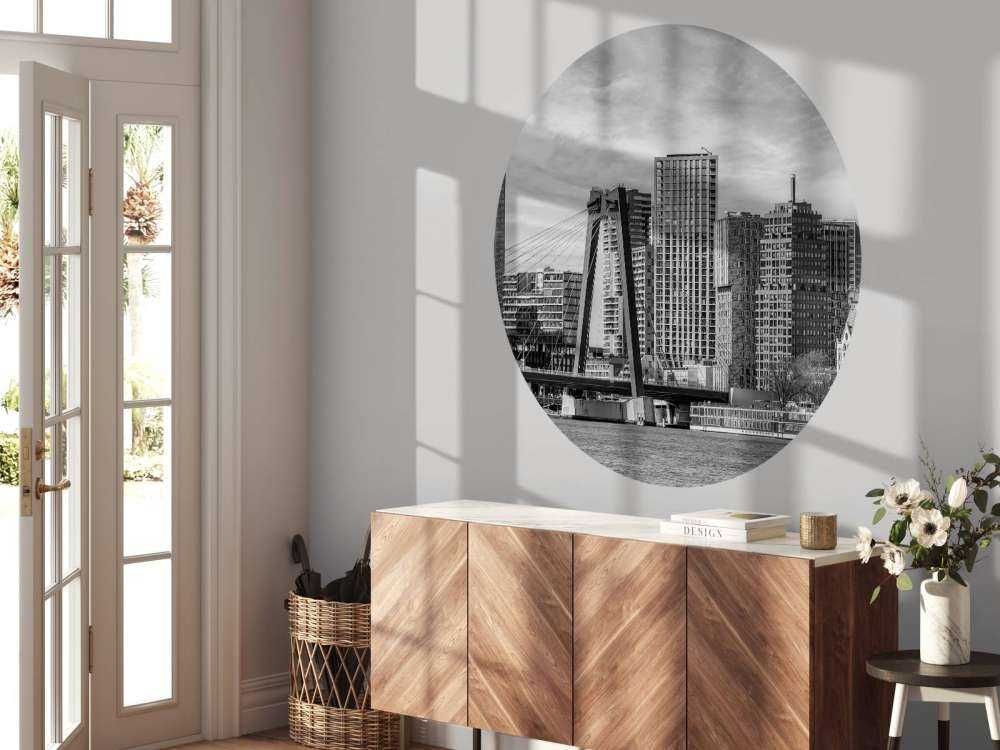 Skyline Noir-Blanc avec Willemsbrug