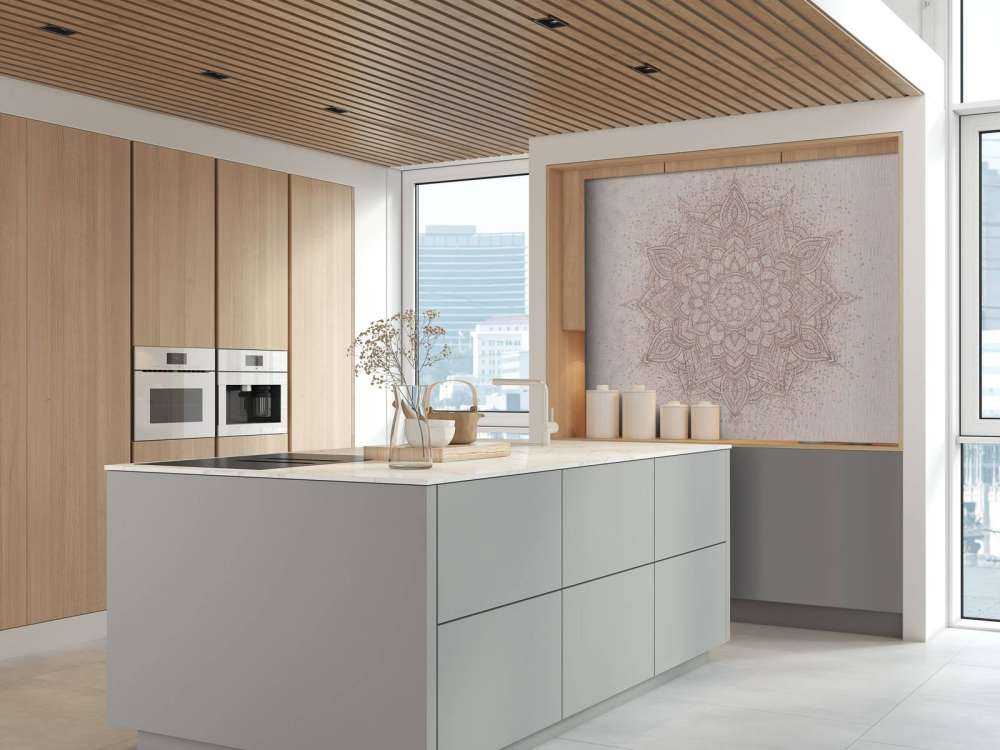 Symphonie de mandala couleur sable