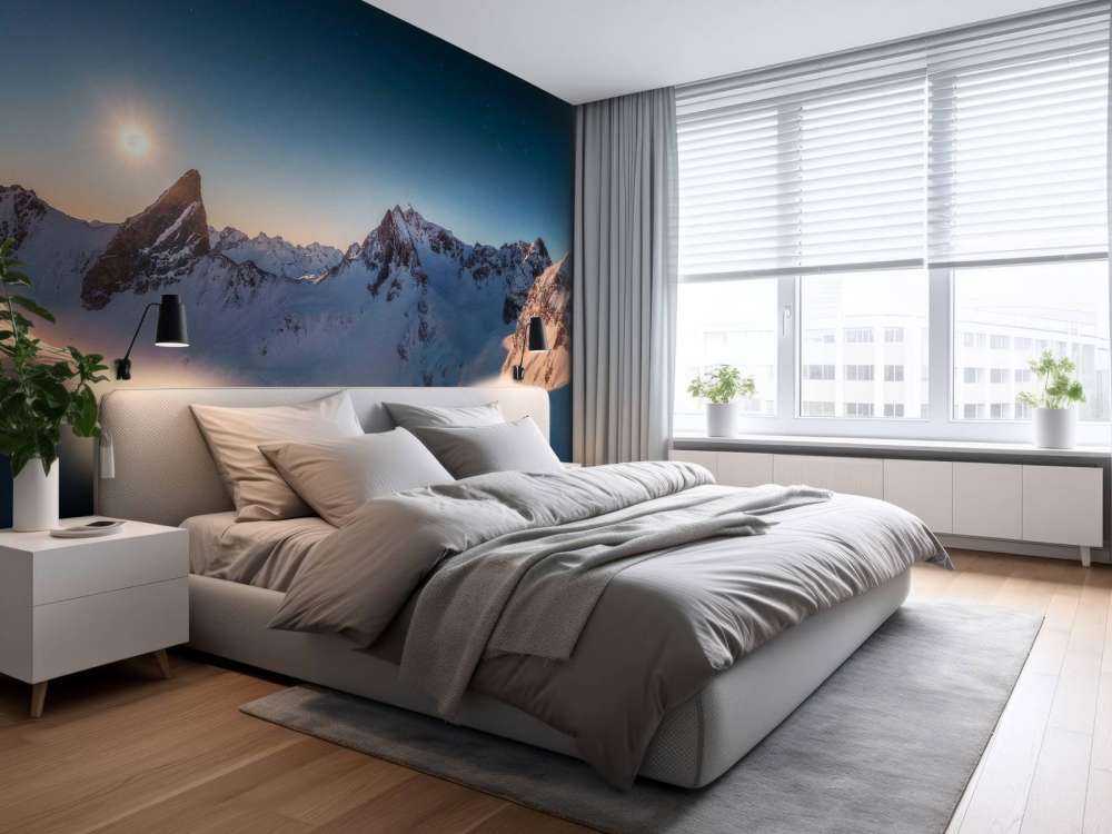 Lumière de lune sur un col silencieux