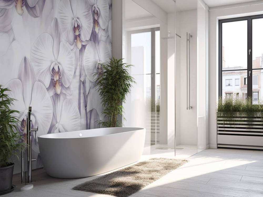 Paradis des orchidées violet