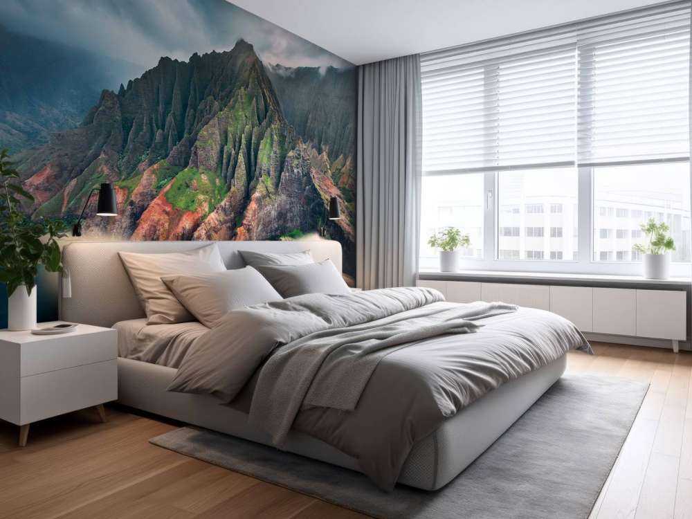 Falaises dramatiques sur la côte turquoise