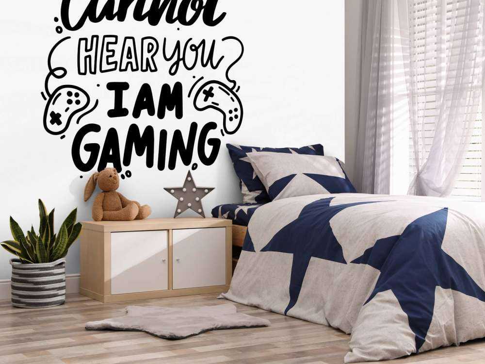 Peux pas t'entendre, en train de jouer