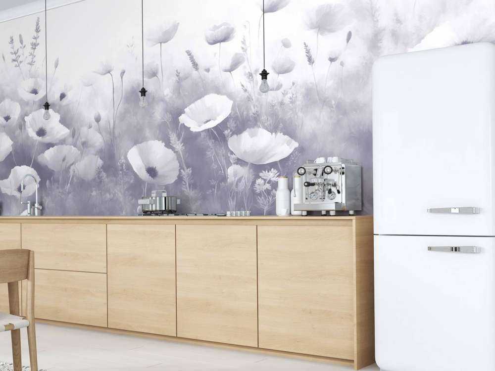 Danse de fleurs sauvages - violet