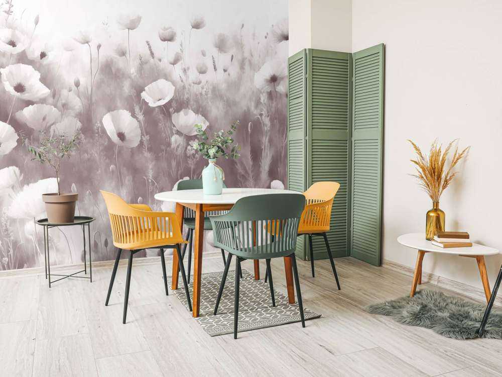 Danse de fleurs sauvages - rose