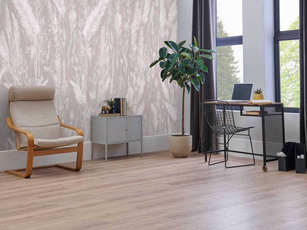 Mur de graminées de champ - taupe