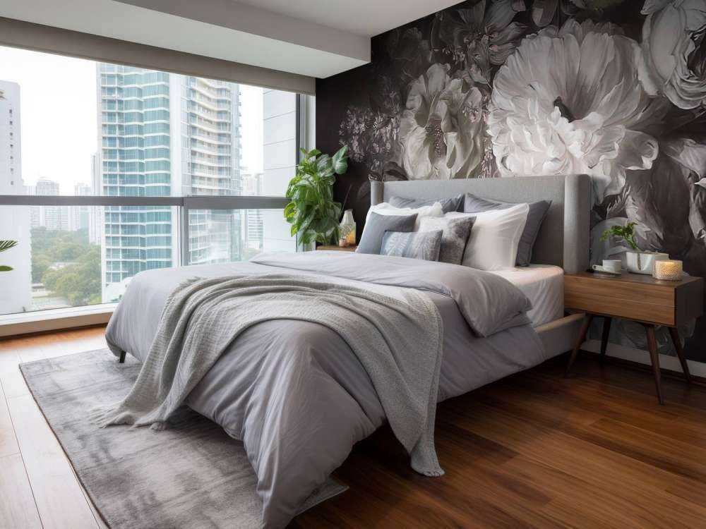 Bouquet avec lilas vert