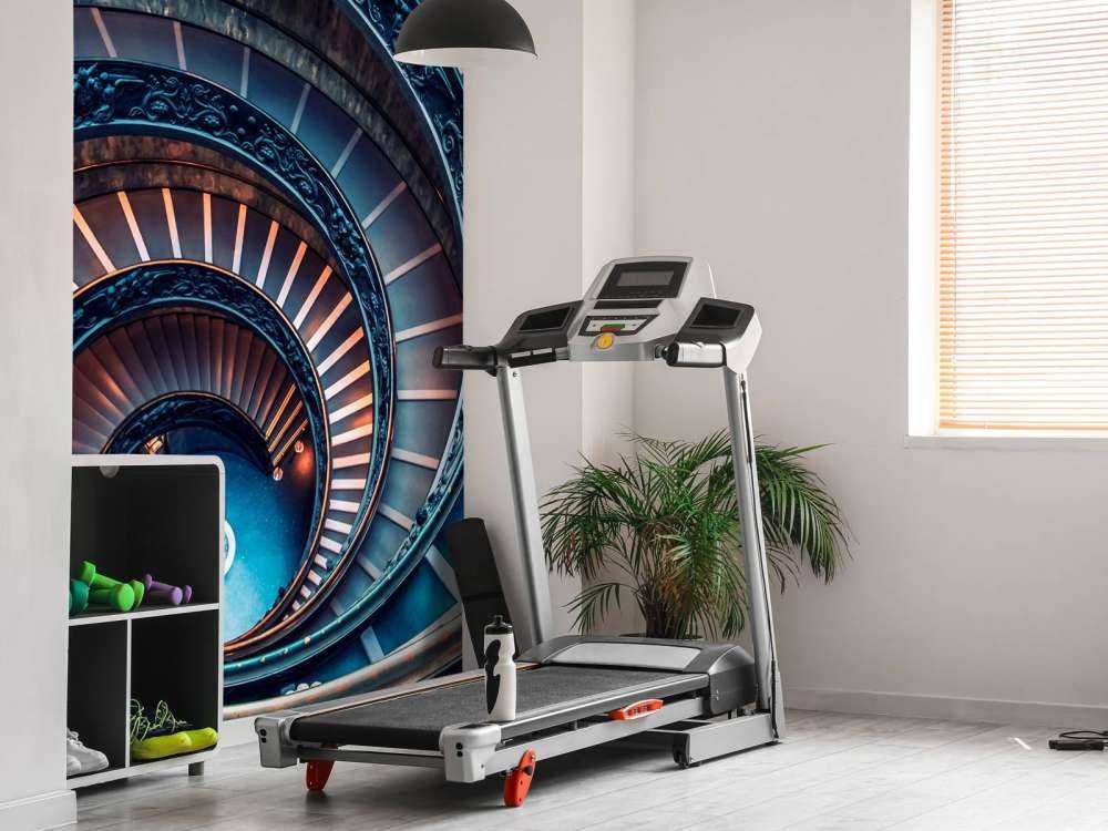 Spirale de lumière et de cuivre