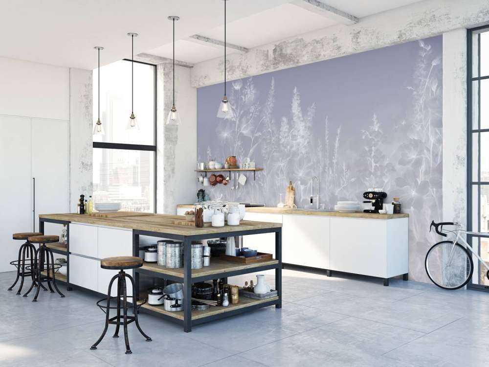 Jardin anglais tendre - violet