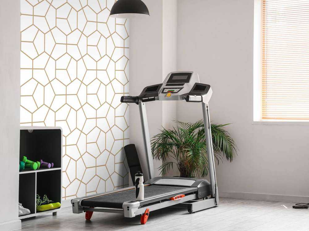 Motif géométrique en or